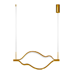 Подвесной светильник волнообразный изогнутый на двух тросах 103 см Spiral Lighting варинант исполнения - 3 | Loft Concept в Ростове-на-Дону