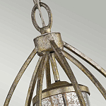 Подвесной светильник овальной формы с цилиндрическим плафоном в цвете сусальное серебро Kichler варинант исполнения - 3 | Loft Concept в Ростове-на-Дону