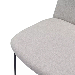 Стул мягкий светло-серый Chair Gray Runners варинант исполнения - 6 | Loft Concept в Ростове-на-Дону