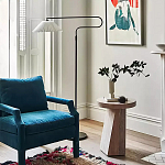 Дизайнерский журнальный стол с круглой каменной столешницей Utezu варинант исполнения - 2 | Loft Concept в Ростове-на-Дону