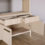 Стеллаж Primo с ящиками Светлый дуб  варинант исполнения - 6 | Loft Concept в Ростове-на-Дону