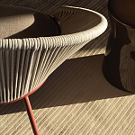 Дизайнерское уличное кресло с веревочной спинкой PETALO Armchair варинант исполнения - 9 | Loft Concept в Ростове-на-Дону