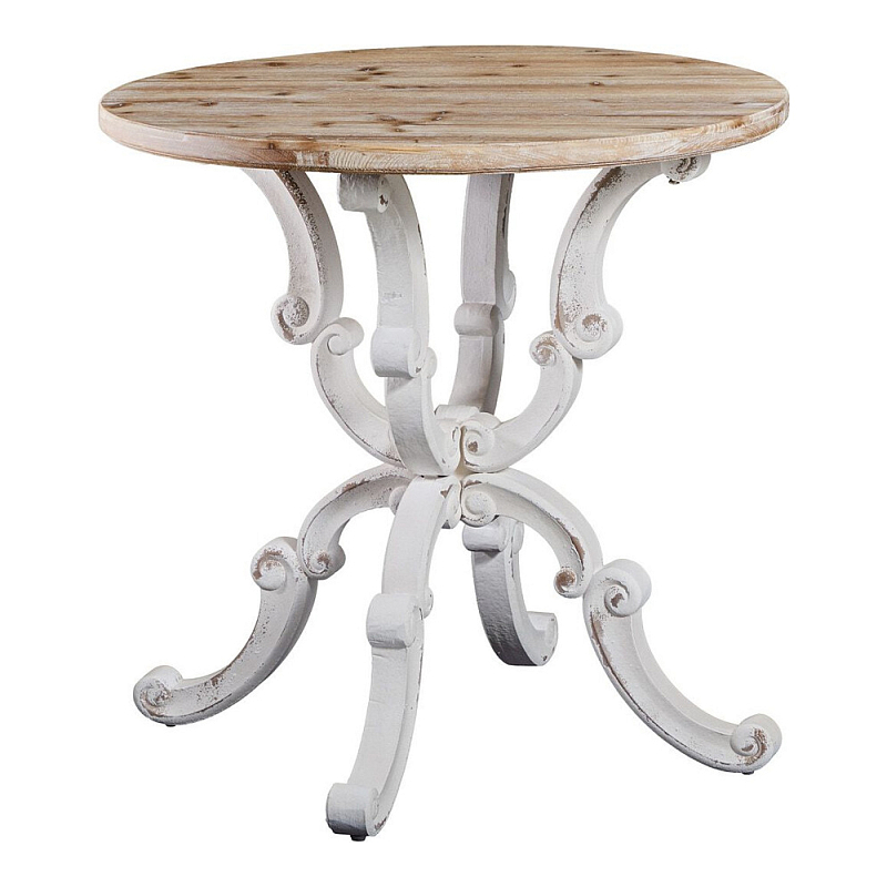 Стол обеденный в стиле прованс Provence Wooden Table Белый Кремовый в Ростове-на-Дону | Loft Concept 