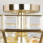 Потолочный светильник шестигранной формы с прозрачными стеклянным плафоном Elstead Lighting варинант исполнения - 10 | Loft Concept в Ростове-на-Дону