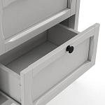 Комод узкий с 5-ю ящиками серый Silva Grey Chest of Drawers варинант исполнения - 4 | Loft Concept в Ростове-на-Дону