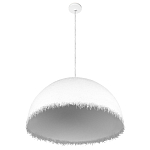 Подвесной светильник в форме купола белого цвета с ажурной бахромой Tactile Line варинант исполнения - 4 | Loft Concept в Ростове-на-Дону