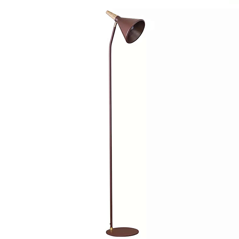 Торшер с конусообразным плафоном Plum Floor Lamp Сливовый Бежевый в Ростове-на-Дону | Loft Concept 