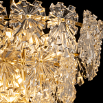 Люстра многоярусная с объемными прозрачными цветами Hanging Flowers варинант исполнения - 5 | Loft Concept в Ростове-на-Дону