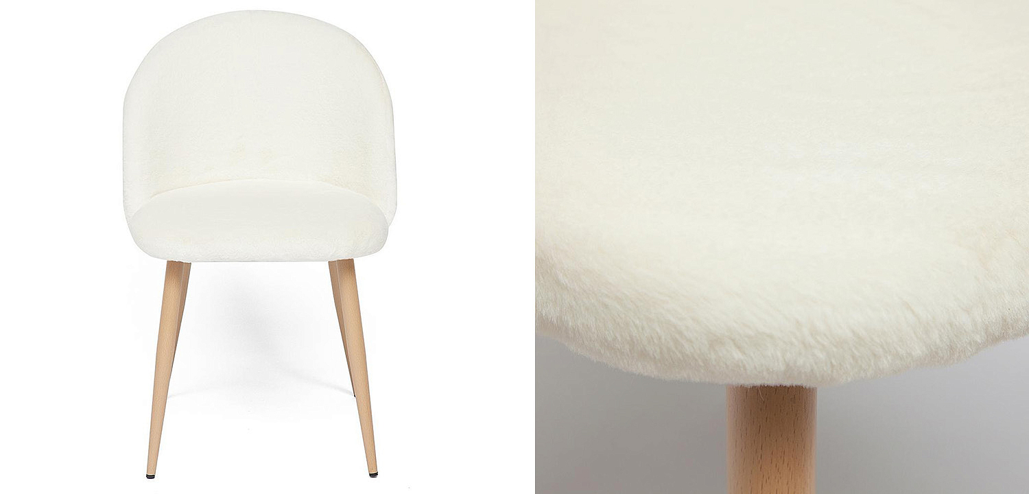 Стул Lea white plush - Loft-Concept в Ростове-на-Дону