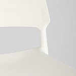 Пластиковый стул на ножках из массива бука Ferret White варинант исполнения - 9 | Loft Concept в Ростове-на-Дону