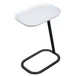 Столик приставной с прямоугольной серой столешницей Steel Stable Table варинант исполнения - 2 | Loft Concept в Ростове-на-Дону