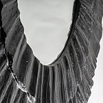 Зеркало в фактурной черной раме в современном стиле Black Maelstrom варинант исполнения - 3 | Loft Concept в Ростове-на-Дону