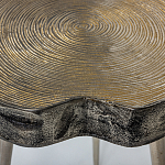 Металлический столик со столешницей в виде слеба Slabby варинант исполнения - 4 | Loft Concept в Ростове-на-Дону