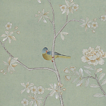 Обои ручная роспись Badminton Mercury Grey варинант исполнения - 3 | Loft Concept в Ростове-на-Дону