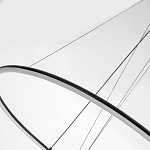 Светодиодная люстра Black LED Circle and Ball Lamp варинант исполнения - 4 | Loft Concept в Ростове-на-Дону