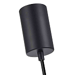 Подвесной светильник с рифленым стеклянным плафоном цилиндрической формы ARTICOLO варинант исполнения - 4 | Loft Concept в Ростове-на-Дону