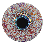 Бра круглое стеклянное с морозным эффектом Heterochromia варинант исполнения - 1 | Loft Concept в Ростове-на-Дону