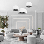 Подвесной светильник с цилиндрическим фактурным абажуром Sergey Makhno варинант исполнения - 13 | Loft Concept в Ростове-на-Дону