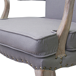 Кресло Aubrey Classical Armchair grey flax варинант исполнения - 4 | Loft Concept в Ростове-на-Дону