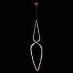 Подвесной светильник обрамленный элементами в виде кристаллов Smooth Shine варинант исполнения - 3 | Loft Concept в Ростове-на-Дону