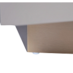 Комод со стеклянной столешницей и с выдвижными ящиками Minimalist Accent варинант исполнения - 6 | Loft Concept в Ростове-на-Дону