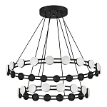 Люстра двухъярусная с круглыми светодиодными источниками света Maxine Light варинант исполнения - 3 | Loft Concept в Ростове-на-Дону