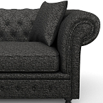 Мебельная ткань Шенилл темно-серый цвет 138 см T4-40 варинант исполнения - 8 | Loft Concept в Ростове-на-Дону