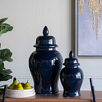 Ваза с крышкой однотонная Высота 31 см Chinoiserie Ceramics варинант исполнения - 8 | Loft Concept в Ростове-на-Дону