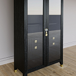 Дизайнерский шкаф витрина Elsa Dreams Black с 4-мя ящиками варинант исполнения - 2 | Loft Concept в Ростове-на-Дону