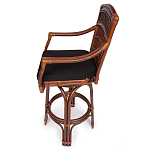 Барный стул из ротанга Eloise коричневый варинант исполнения - 3 | Loft Concept в Ростове-на-Дону