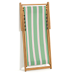 Шезлонг из акации и ткани Argentina варинант исполнения - 8 | Loft Concept в Ростове-на-Дону