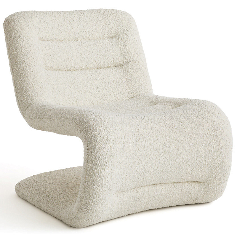        Smooth Bend Boucle Chair ̆  -- | Loft Concept 