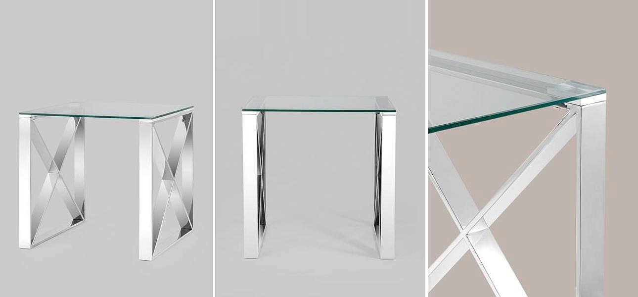 Стол приставной Lannes Collection Silver Стол приставной Lannes Collection Silver - Loft-Concept в Ростове-на-Дону