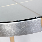 Столик журнальный серебристый с круглой столешницей Showing Refinement варинант исполнения - 1 | Loft Concept в Ростове-на-Дону