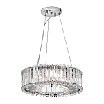 Люстра подвесная круглая с множеством вертикальных прямоугольных кристаллов Kichler варинант исполнения - 2 | Loft Concept в Ростове-на-Дону