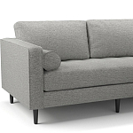 Мебельная ткань Шенилл серый цвет 138 см T4-29 варинант исполнения - 5 | Loft Concept в Ростове-на-Дону