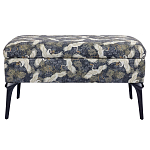 Банкетка с принтом из журавлей Crane варинант исполнения - 1 | Loft Concept в Ростове-на-Дону