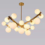 Люстра подвесная фигурная с белыми лампами в форме шара Felicitat варинант исполнения - 4 | Loft Concept в Ростове-на-Дону