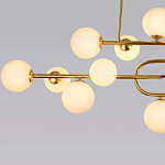 Люстра подвесная с белыми лампами в форме шара Flute варинант исполнения - 3 | Loft Concept в Ростове-на-Дону