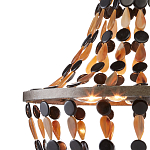 Люстра каплевидной формы с подвесками в виде декоративных бусин Flat Beads варинант исполнения - 1 | Loft Concept в Ростове-на-Дону