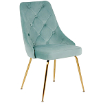 Стул в мятной велюровой обивке Ward Mint Velour Chair варинант исполнения - 1 | Loft Concept в Ростове-на-Дону