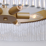 Люстра подвесная круглая со стеклянными трубками Nembus варинант исполнения - 3 | Loft Concept в Ростове-на-Дону