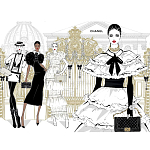 Megan Hess. Elegance варинант исполнения - 4 | Loft Concept в Ростове-на-Дону