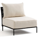 Уличное кресло Alaric Armchair Black варинант исполнения - 1 | Loft Concept в Ростове-на-Дону