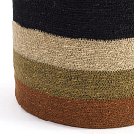 Плетеная корзина в полоску Iweala Wicker Basket варинант исполнения - 2 | Loft Concept в Ростове-на-Дону