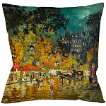 Подушка декоративная Париж Impressionism in Art варинант исполнения - 1 | Loft Concept в Ростове-на-Дону