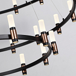 Люстра подвесная с тремя круглыми ярусами и цилиндрическими плафонами Arnaut Light варинант исполнения - 5 | Loft Concept в Ростове-на-Дону