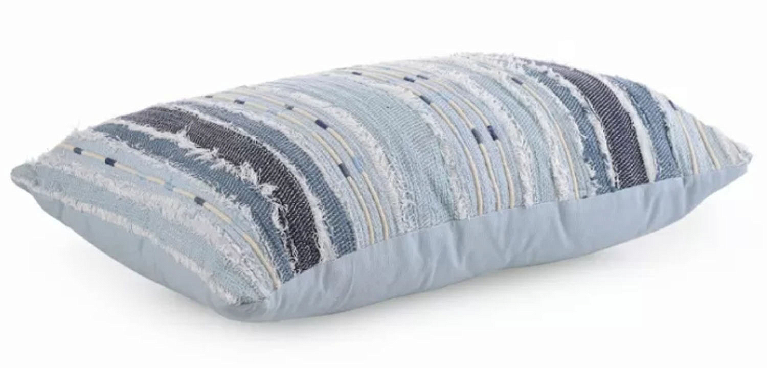 Подушка Blue Ikat stripes Подушка Blue Ikat stripes - Loft-Concept в Ростове-на-Дону