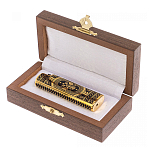 Зажигалка газовая с гравировкой Герба РФ в деревянной коробке Metal Lighters варинант исполнения - 3 | Loft Concept в Ростове-на-Дону