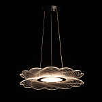 Люстра с прозрачным волнистым плафоном в форме цветка Ethereal Bloom варинант исполнения - 3 | Loft Concept в Ростове-на-Дону